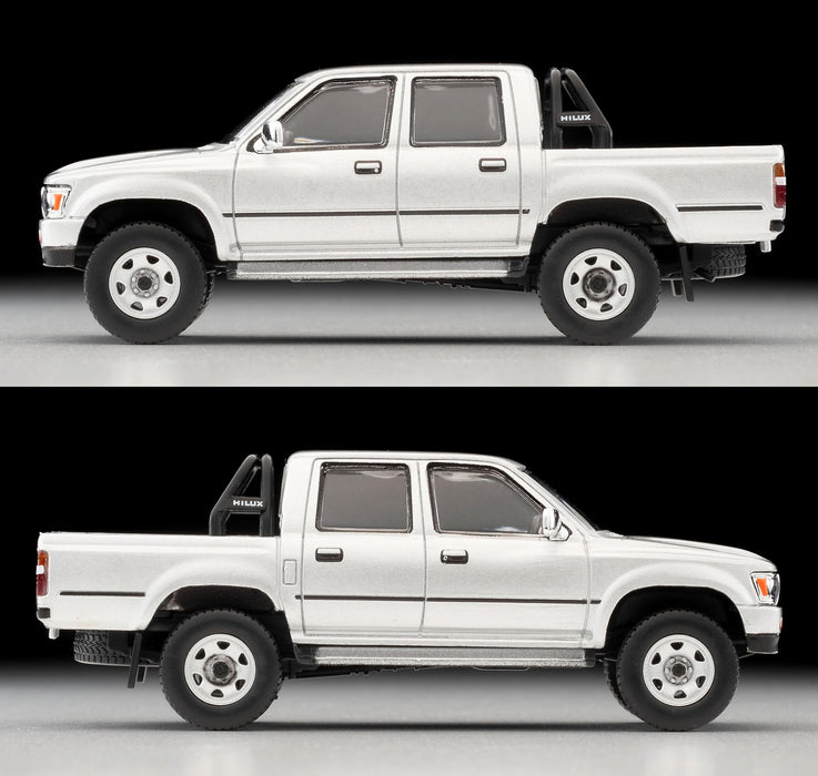 Tomytec Toyota Hilux 4WD Double Cab SSR Silver 1991 Model Lv-N256C-Kiichin - The #1 Place for Japanese Goods in Your Hand!