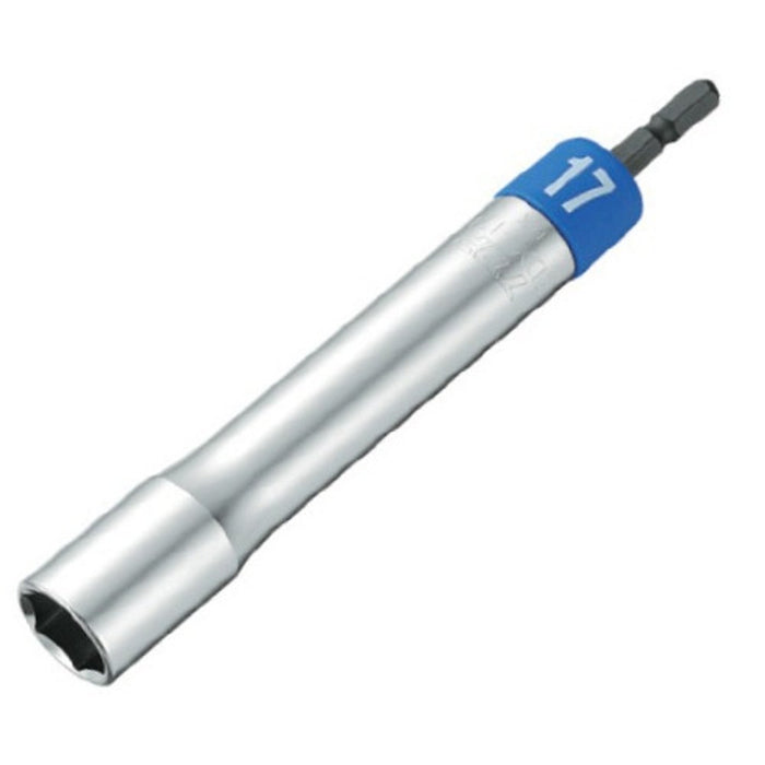 Top Kogyo Alpha 17Mm Long Socket for Electric Drills 18V Reinforced Shaft-Kiichin - The #1 Place for Japanese Goods in Your Hand!