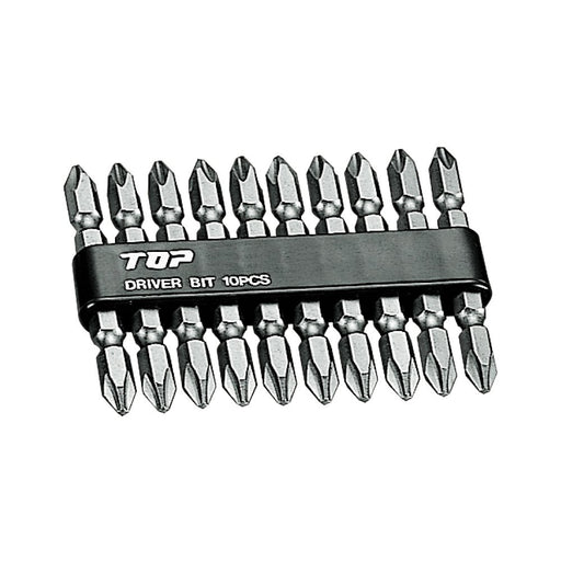 Top Kogyo Driver Bit 65mm No.2 Magnetic Pack of 10 - Made in Japan-Kiichin - The #1 Place for Japanese Goods in Your Hand!