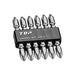 Top Kogyo Driver Bit Set 6pc No.2 Magnet Catch 65mm for Electric Drills-Kiichin - The #1 Place for Japanese Goods in Your Hand!