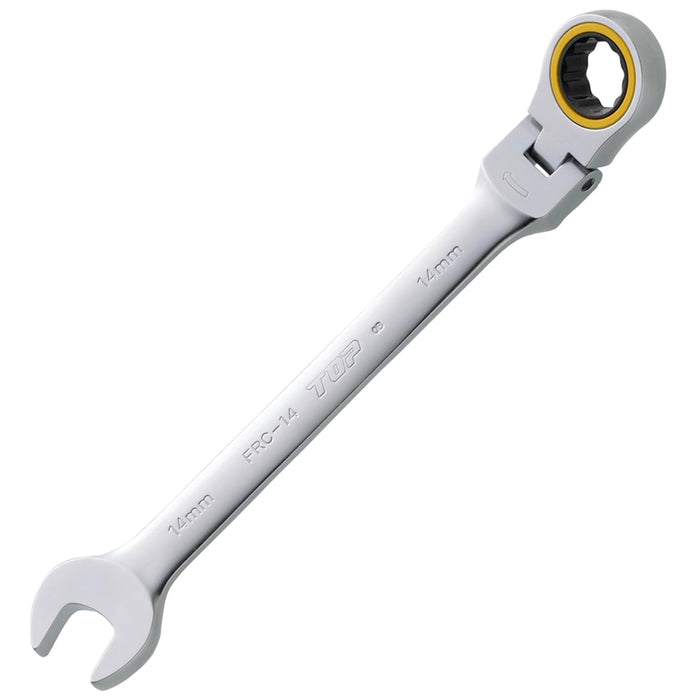 Top Kogyo Swivel Ratchet Wrench 14mm 180° Gear FRC-14 High Precision-Kiichin - The #1 Place for Japanese Goods in Your Hand!