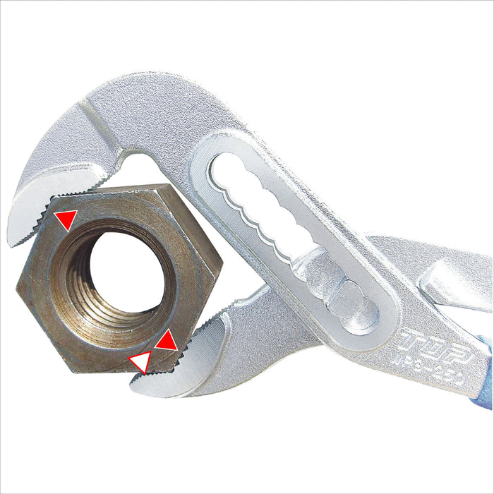 Top Kogyo Three-Piece Water Pump Pliers 6-51mm 9-Step Adjustment Made in Japan-Kiichin - The #1 Place for Japanese Goods in Your Hand!