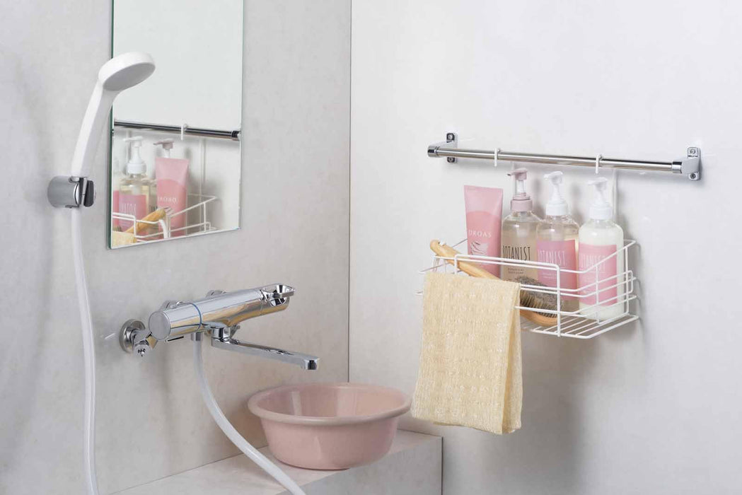 Yoshikawa Tsubame-Sanjo Antibacterial Bath Basket 1306238 Durable and Hygienic