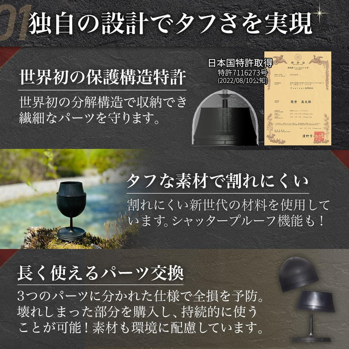 Tsutsui Tough Sake Set: Lightweight Shatter-Resistant Made in Japan-Kiichin - The #1 Place for Japanese Goods in Your Hand!