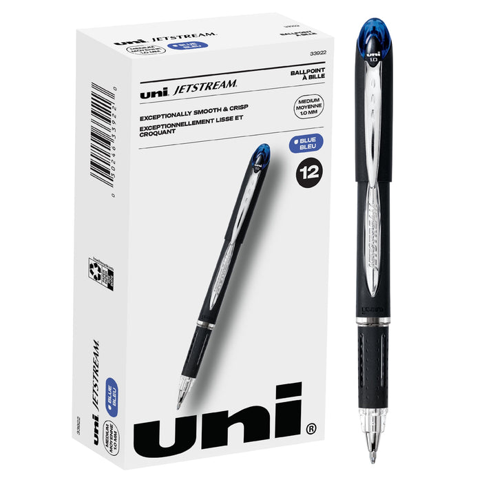 Mitsubishi Pencil Uni - Ball Jetstream 0.7mm Ballpoint Pen Pack of 12