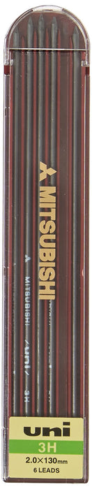 Mitsubishi Pencil Uni Holder 2B 2.0mm Refill Perfect for Drafting and Art