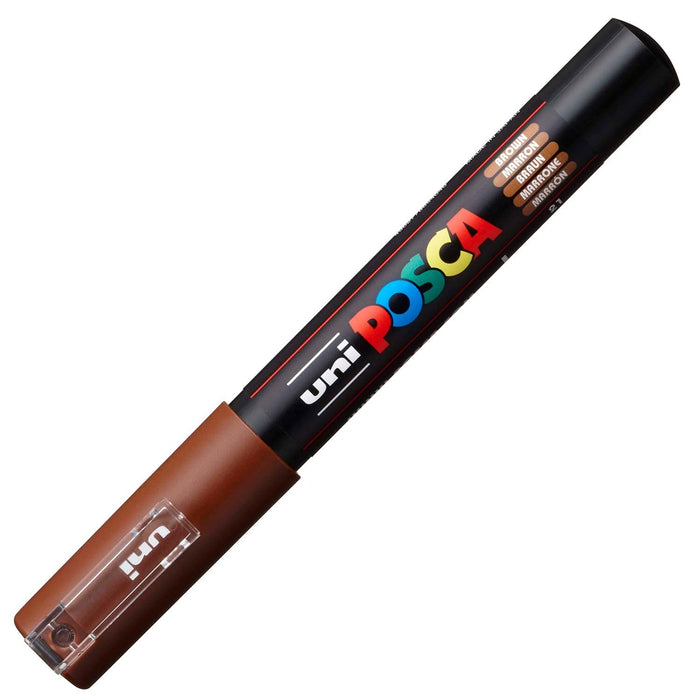 Mitsubishi Pencil Uni Posca Extra Fine 0.7mm Brown Marker PC-1M.21