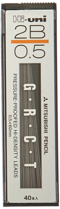 Mitsubishi Pencil Uni Refill 0.5M/M 2B Hi-Uni Lead Hu05300-2B