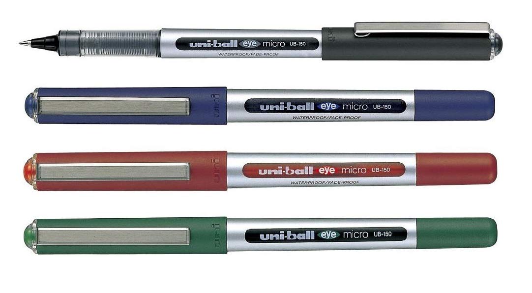 Mitsubishi Pencil Uni-Ball Eye Combo Pack 4 Color Ball Point Pens