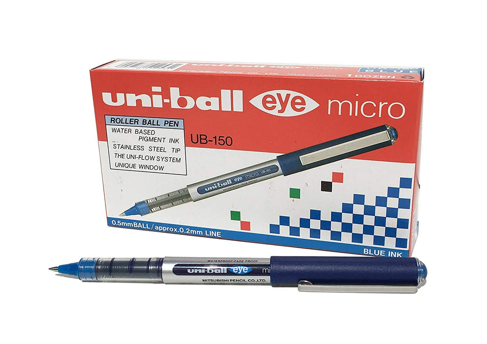 Mitsubishi Pencil Uni-Ball Eye Black Ball Point Pen Pack of 5