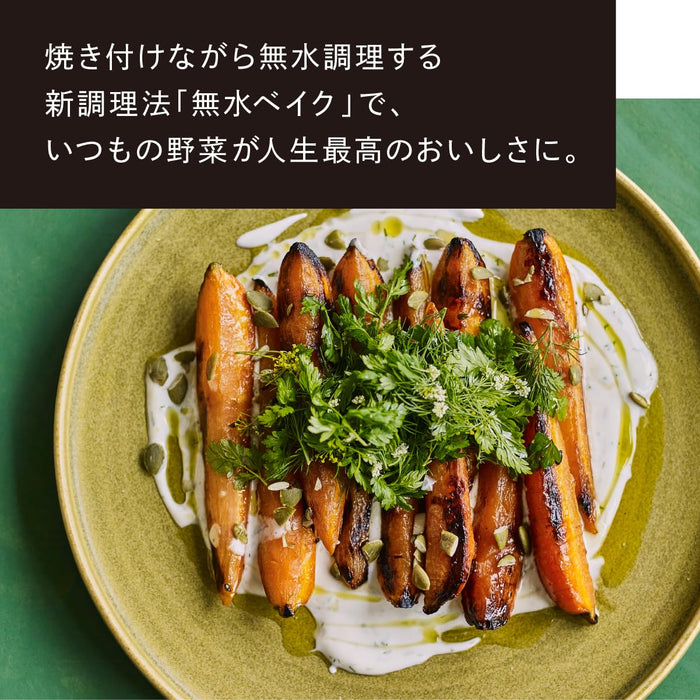 Vermicular 22Cm Cast Iron Enamel Pot Premium Black Waterless Cooking Edition