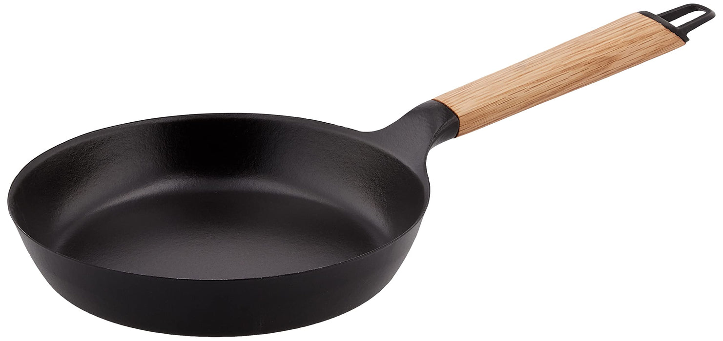 Vermicular 20Cm Cast Iron Frying Pan Oak Finish Gas/IH Compatible
