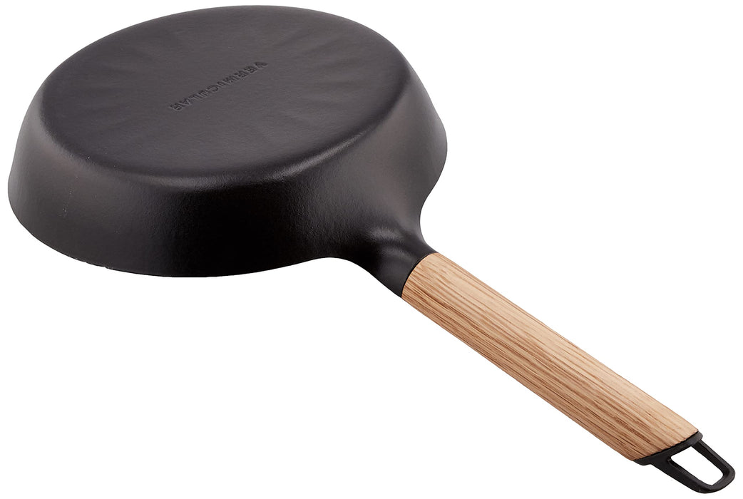 Vermicular 20Cm Cast Iron Frying Pan Oak Finish Gas/IH Compatible