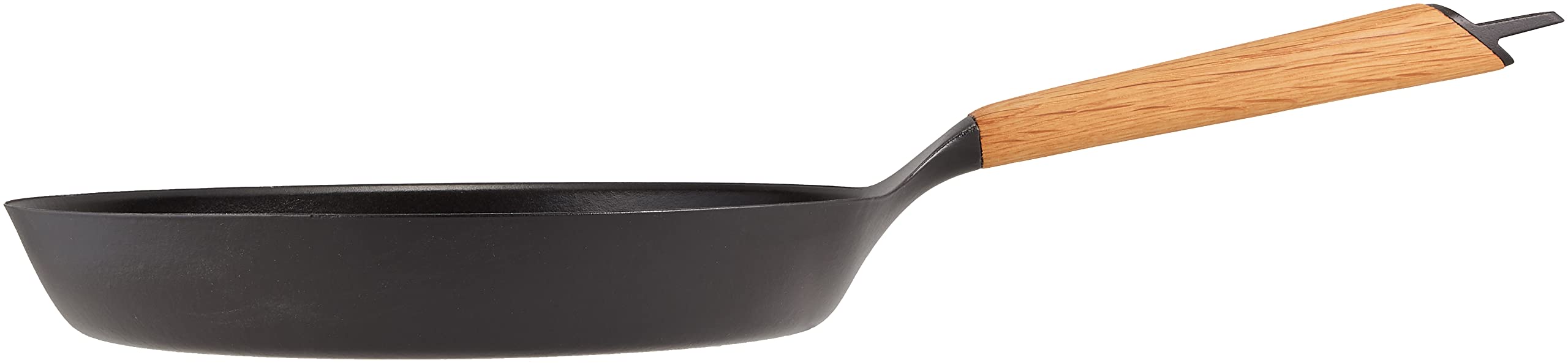 Vermicular 28Cm Cast Iron Frying Pan Oak Finish Gas and IH Compatible