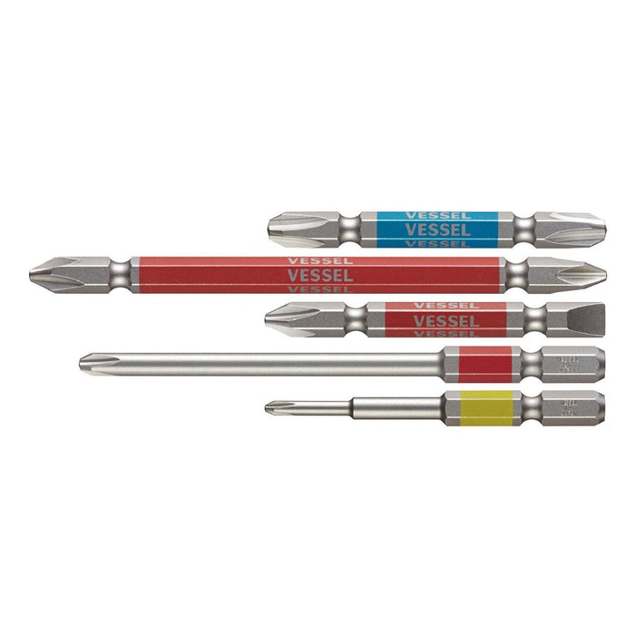 Vessel 40V Compatible Gosai Bit Set Gs5P-01 (5pcs)-Kiichin - The #1 Place for Japanese Goods in Your Hand!