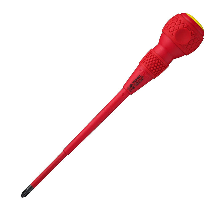 Vessel Ball Grip Insulated Screwdriver 6 Inch 2x150 Plus No.200 200P2150