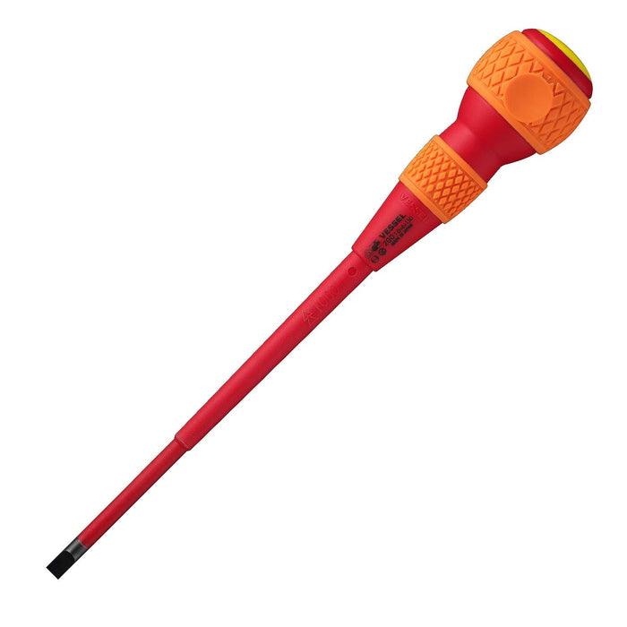 Vessel Ball Grip Insulated Screwdriver 6x150mm 1/4 x 6 inch No.200 200S6150