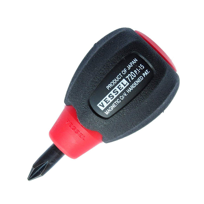 Vessel Cushion Driver Stubby Type +1x15 - 720 Vessel Premium Tool