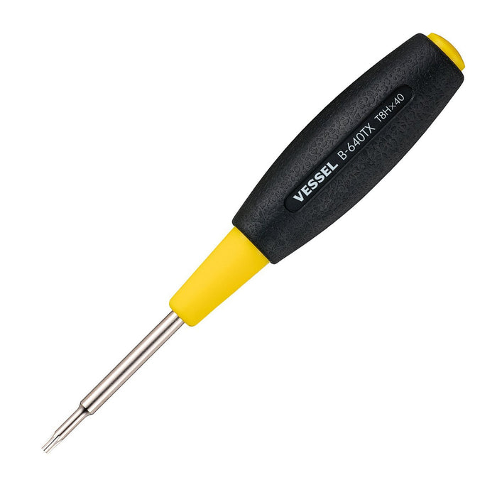 Vessel Cushion Grip T8H Torx Screwdriver with 40mm Tamper-Proof Feature