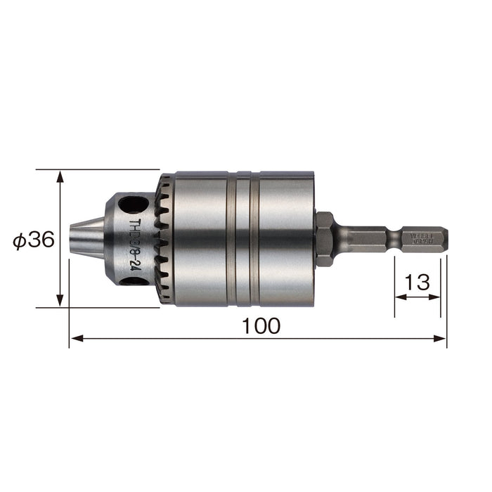 Vessel 混合鑽夾頭直徑範圍 1.5-10mm - Vessel BH-21 型號