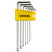 Vessel Hexagonal Bar Ball Point L Wrench Set of 7 - 8307Bp Series-Kiichin - The #1 Place for Japanese Goods in Your Hand!
