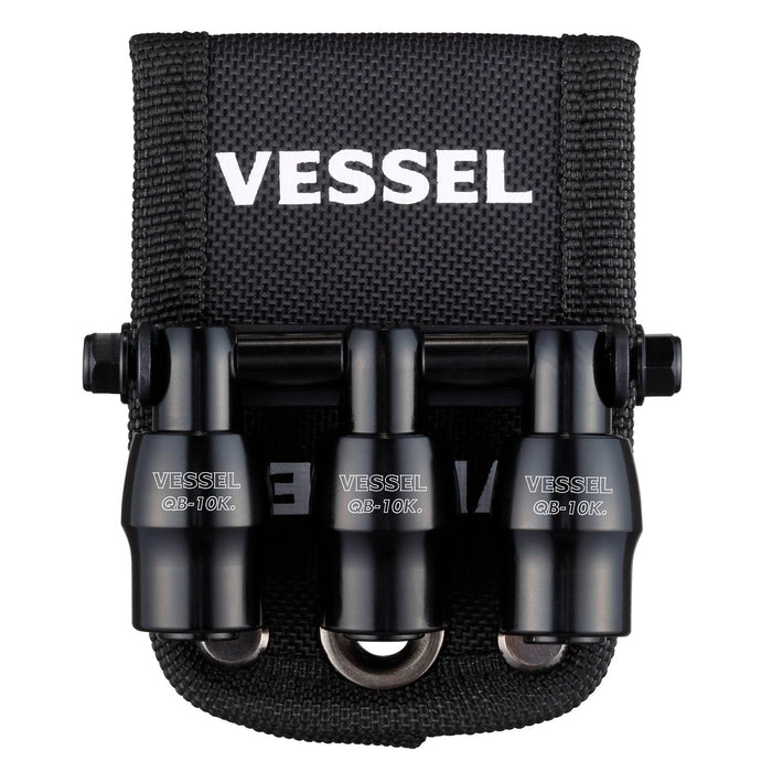 Vessel Limited Edition Quick Catcher Triple Holder Black Qb-10B3Kk