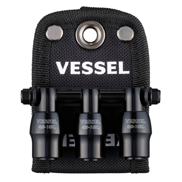 Vessel Limited Edition Quick Catcher Triple Holder Black Qb-10B3Kk