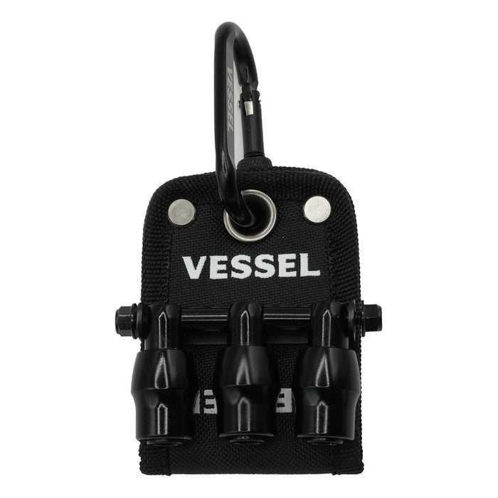 Vessel Limited Edition Quick Catcher Triple Holder Black Qb-10B3Kk