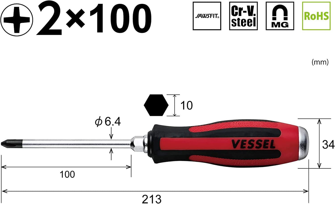 船舶 Megadora 穿透式起子 +2x100 帶 S 吊架 - S930 系列