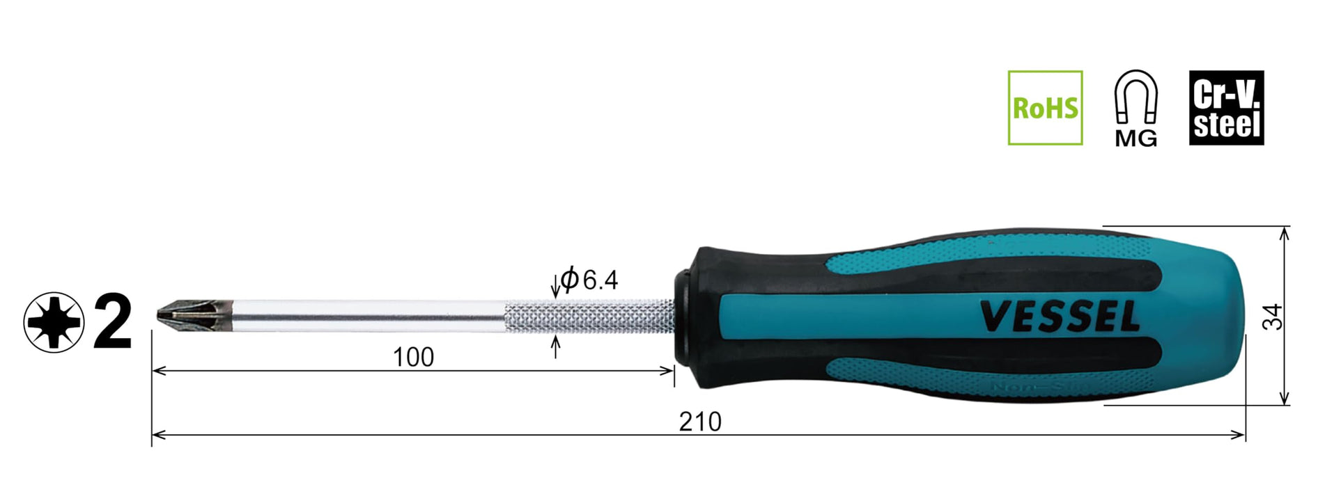 Vessel Megadora Posidriver Pz2x100 - Premium Quality 903 Vessel Brand