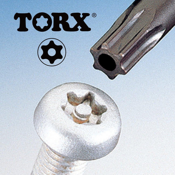 Vessel Power Grip T27H Torx 螺絲起子 120mm 防篡改 B-5400Tx 系列