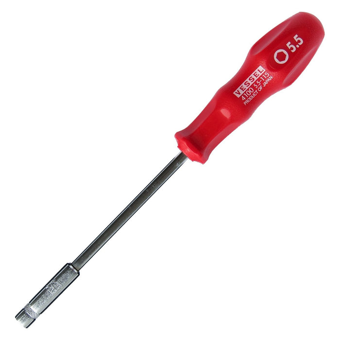 Vessel 4100 Power Socket Driver - 5.5 mm Hex Bolts and Nuts Tightening Tool-Kiichin - The #1 Place for Japanese Goods in Your Hand!