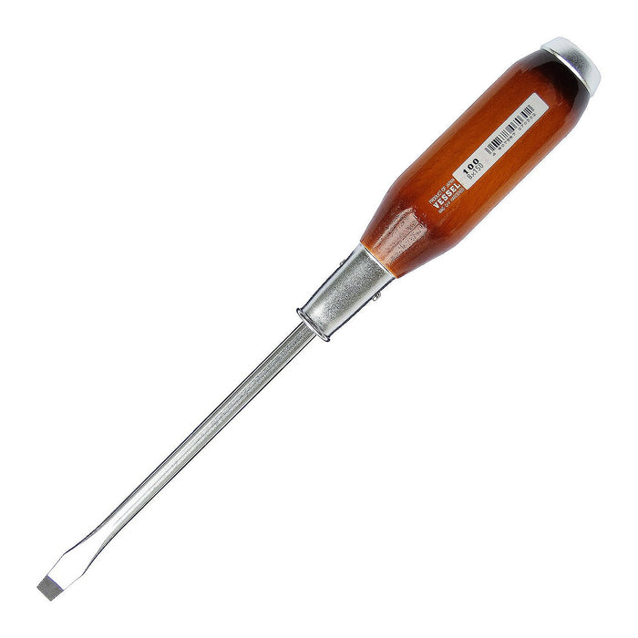 Vessel 8x150 100V Powerful Penetrating Driver with Wooden Handle