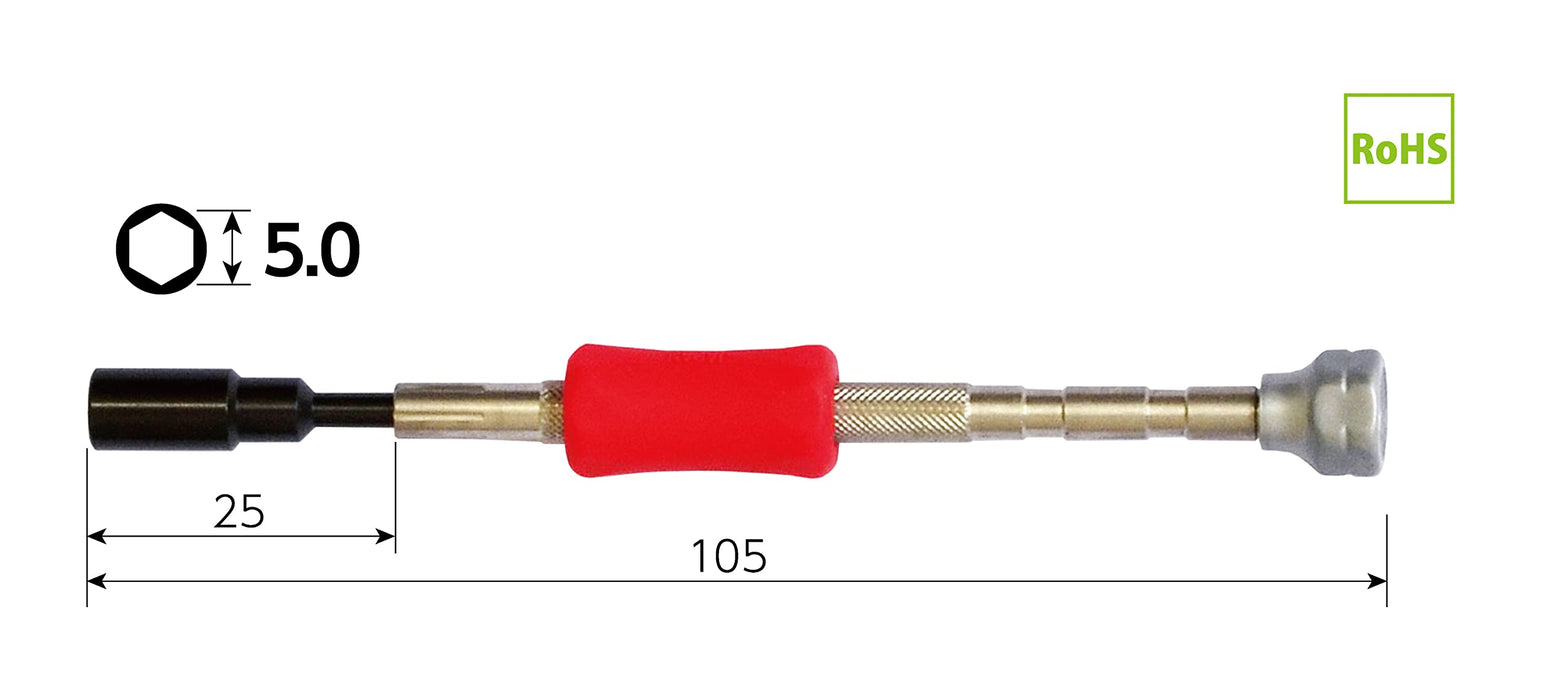 Vessel Precision H5.0 Nut Driver Tool - TD-52 Series by Vessel