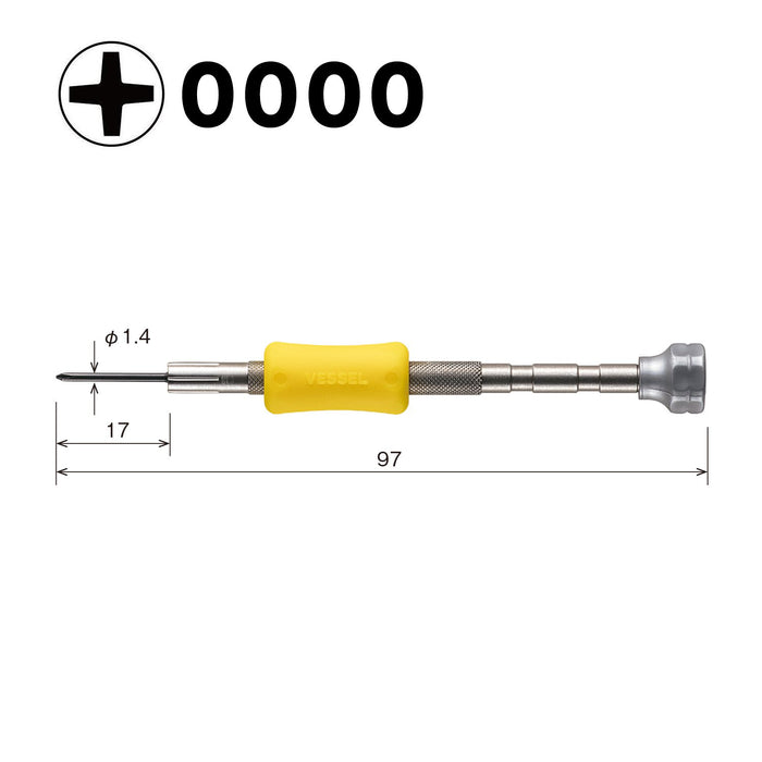 Vessel Precision TD-51 Screwdriver for Very Small Screws +0000