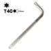 Vessel Torx L-Type 8500Tx Wrench T40 - Premium Tool by Vessel-Kiichin - The #1 Place for Japanese Goods in Your Hand!