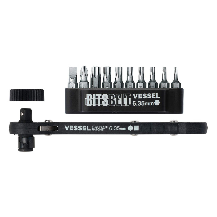 Vessel Torx Plate Ratchet Driver Tx-11 with 10 Bits