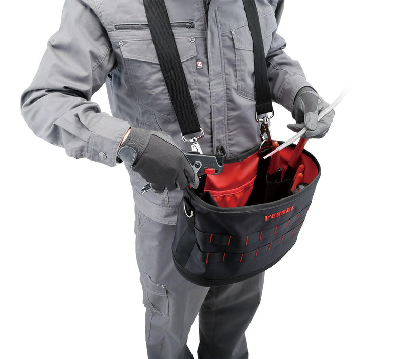 Vessel Tough Fit TBK-300 Electrician Bucket with Hook Durable Design