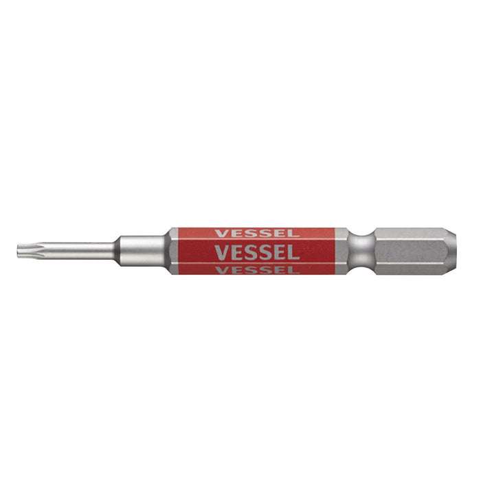 Vessel 單頭 Torx Gosai 鑽頭 T8H X 65 1 件 - Vessel 耐用鑽頭