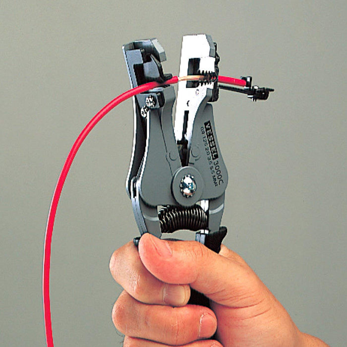Vessel 300005 Wire Stripper C Type Suited for Stranded Wires & Electrician Skill Test-Kiichin - The #1 Place for Japanese Goods in Your Hand!