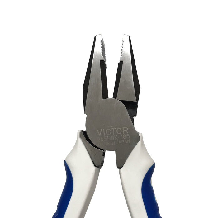 Victor Electricians Heavy Duty Pliers with Elastomer Cover 265Hgk 185mm-Kiichin - The #1 Place for Japanese Goods in Your Hand!