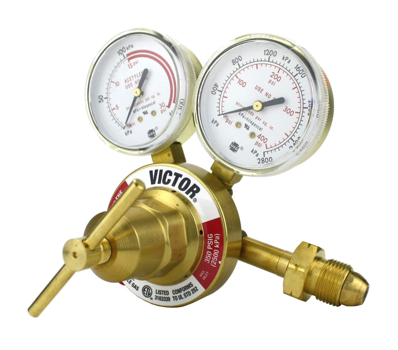 Victor Heavy Duty Acetylene Regulator Model 350-15-510 2-15 Psi Brass-Kiichin - The #1 Place for Japanese Goods in Your Hand!