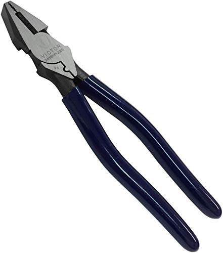 Victor Heavy Duty Pliers 225mm Soft Cover and Crimping Tool 265Bkp-225-Kiichin - The #1 Place for Japanese Goods in Your Hand!