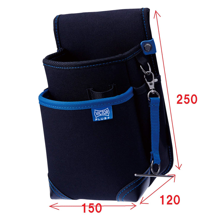 Victor Plus Waist Bag 2-Tier Slim 240G Lightweight Cordura Fabric-Kiichin - The #1 Place for Japanese Goods in Your Hand!
