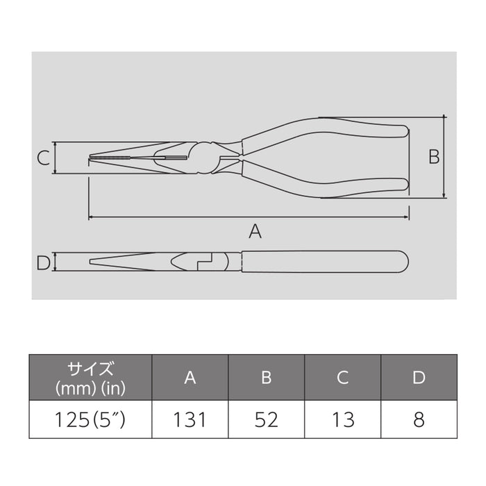 Victor Radio Pliers 125mm with Resin Cover 282B-125 Durable Grip-Kiichin - The #1 Place for Japanese Goods in Your Hand!