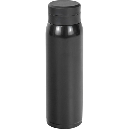 Wahei Freiz 500Ml Black Vacuum Insulated Water Bottle Mug with Screw Cap-Kiichin - The #1 Place for Japanese Goods in Your Hand!
