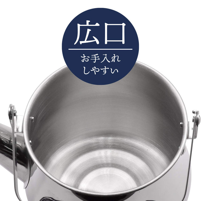 Wahei Freiz Relacan RB-1268 1.5L Wide Mouth Stainless Steel Kettle IH Compatible-Kiichin - The #1 Place for Japanese Goods in Your Hand!