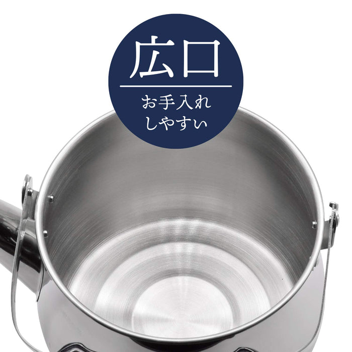 Wahei Freiz 3.2L Wide Mouth Stainless Steel Kettle IH Compatible RB-1270-Kiichin - The #1 Place for Japanese Goods in Your Hand!
