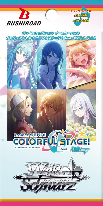 hatsune miku booster box -Project DIVA- f (English) Weiss Schwarz Pack Start your Weiss Schwarz collection with the Sword Art online booster box! Weiss Schwarz JPN Project Sekai