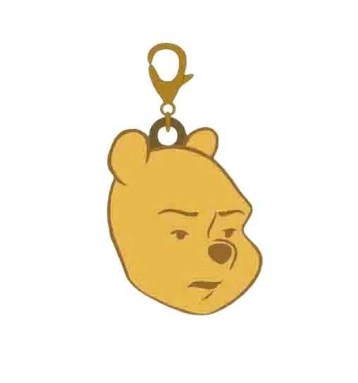 Marimocraft Winnie The Pooh Mini Charm Frowning Face Keychain Pendant-Kiichin - The #1 Place for Japanese Goods in Your Hand!